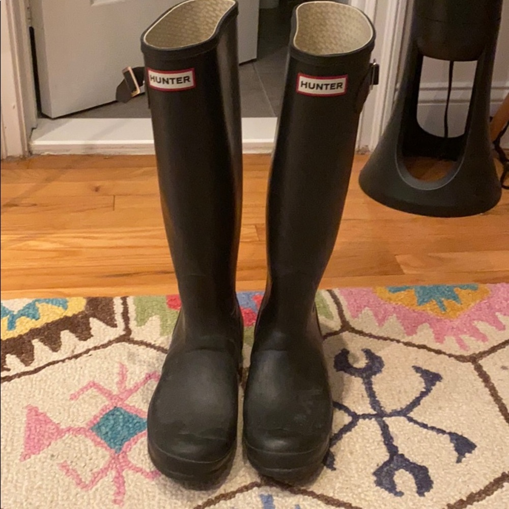 Hunter Rainboots Sz 8F Black